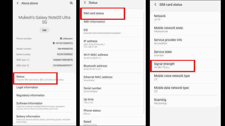 how-to-chek-mobile-network-signal-strength