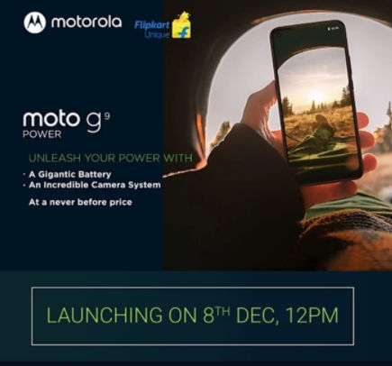 motorola Moto G9 Power could launch in india on 8 december