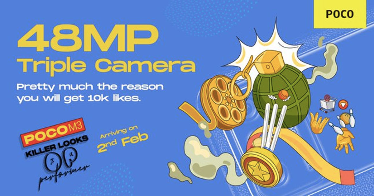 POCO M3​ top features know before india launch 6gb ram 6000mah battery 48mp camera