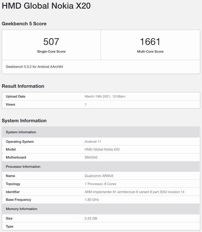 nokia-x20-5g-geekbench
