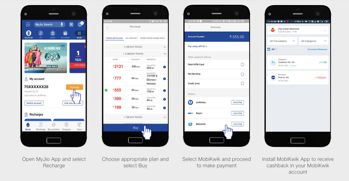 Reliance Jio giving rs 100 cashback in Offers know details and how to get benefit