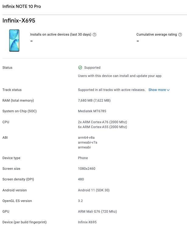 infinix-note-10-pro-google-play-console