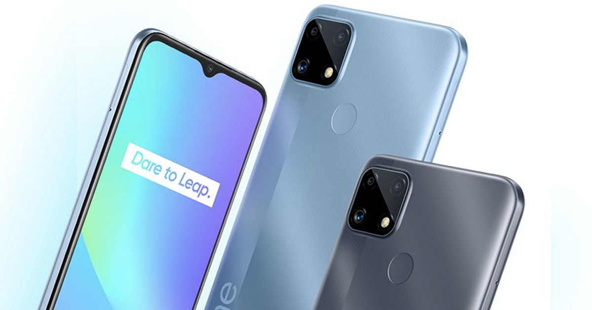 Realme C25 C21 C20 launched in India Price Sale Offer specs details