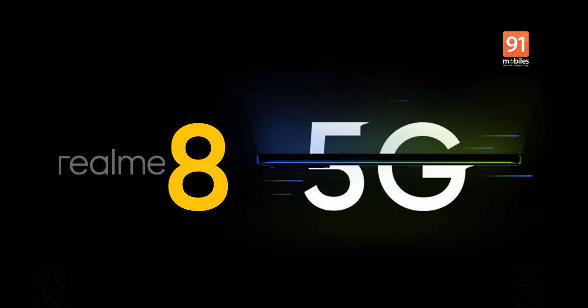 Realme 8 5G India Launch on 22 April with Dimensity 700 processor