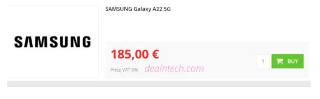 samsung-galaxy-a22-5g-price-leak
