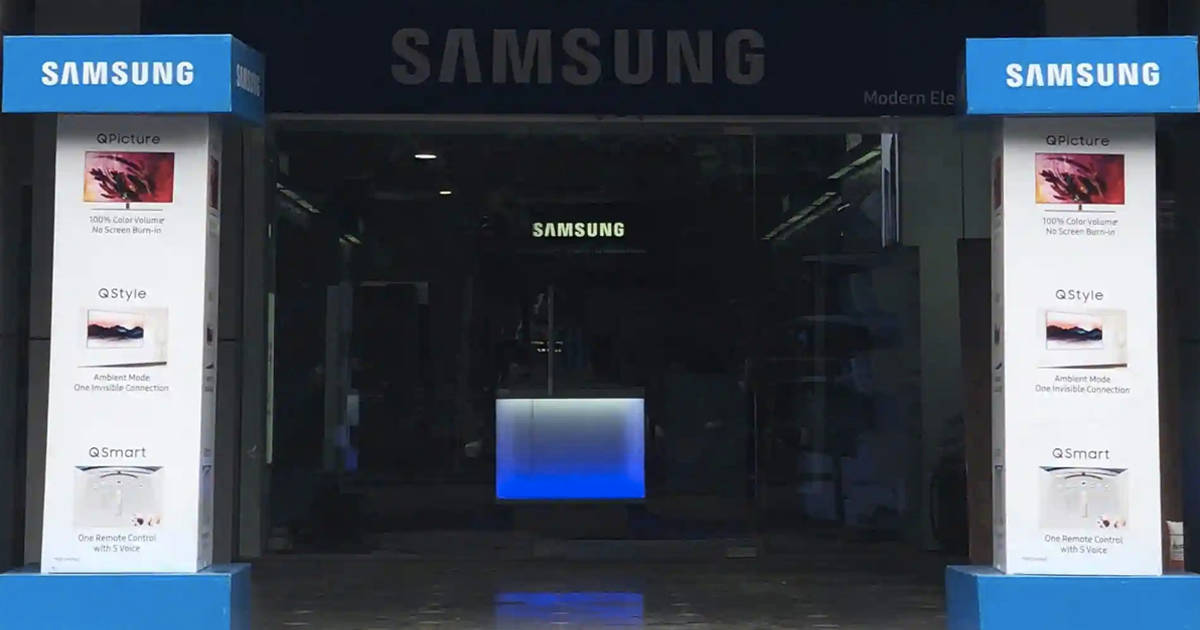 samsung delivered washing machine instead of ordered smart led tv to faridabad guy