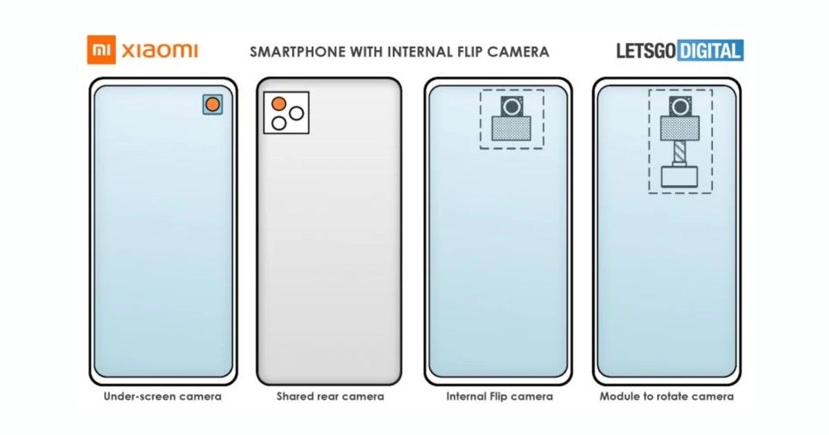  Xiaomi Under display flip camera