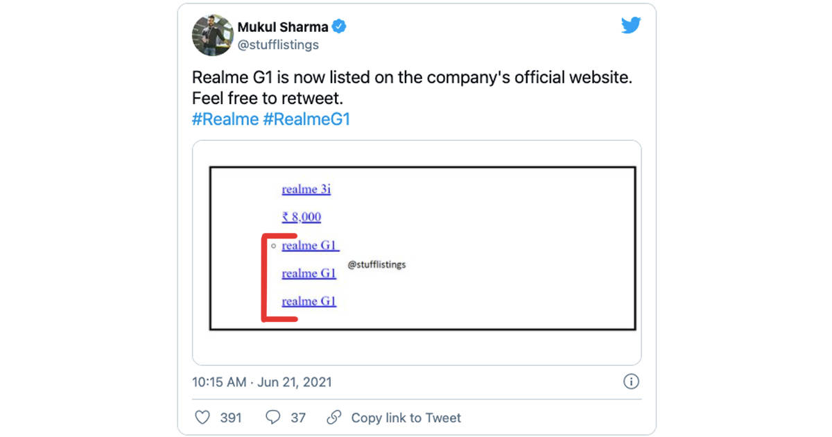 realme-g1-india-launch-price-specifications