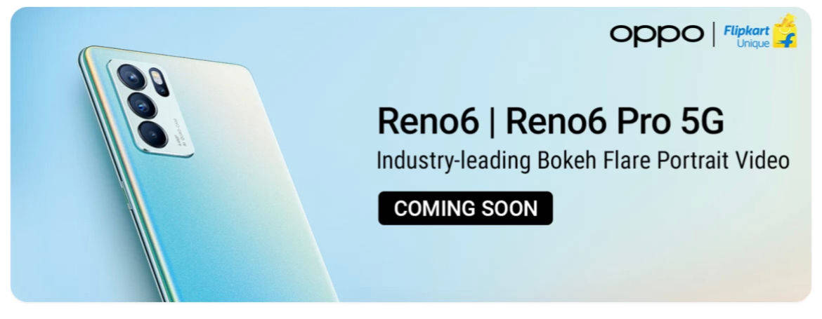 oppo reno 6 series flipkart