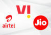 Jio Airtel VI prepaid recharge free Disney Plus Hotstar subscription free calling data