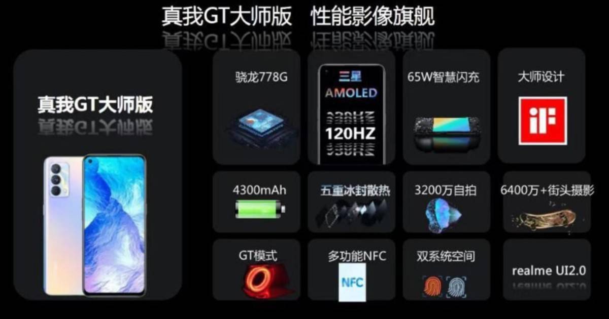 realme gt master edition specs