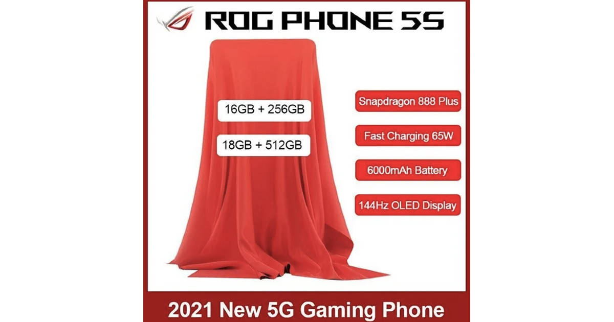 asus rog phone 5s with 18gb ram 6000mah battery snapdragon 888 specs leaked