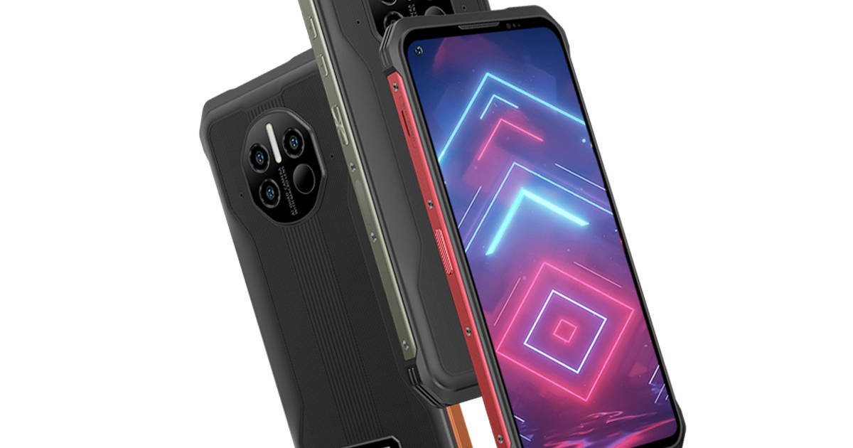 DOOGEE V10 Dual 5G rugged smartphone with inbuilt infrared thermometer 8500mAh battery underwater camera