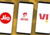 1 month plan 30 days validity mobile recharge details Jio Airtel Vi