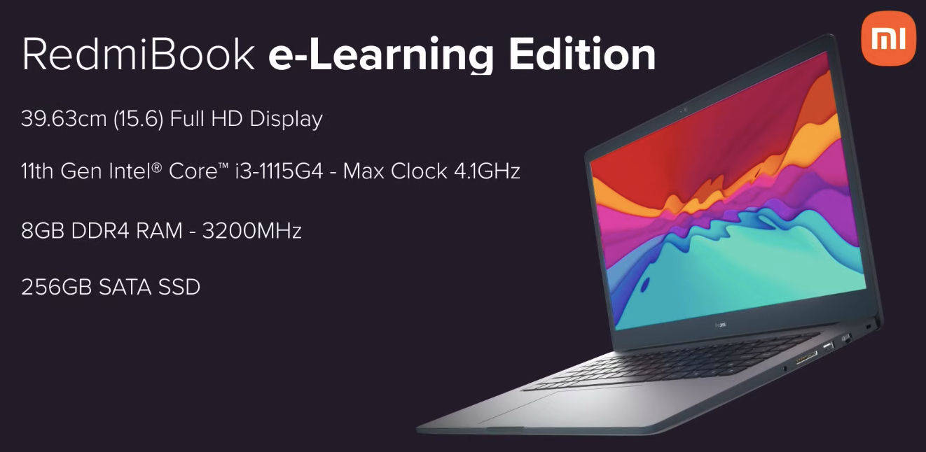 redmibook e learning specifications launch price india