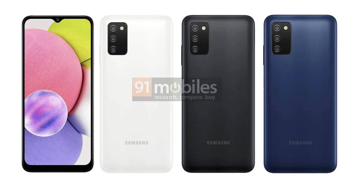 exclusive samsung galaxy a03s full specifications and colour revealed ahead of launch