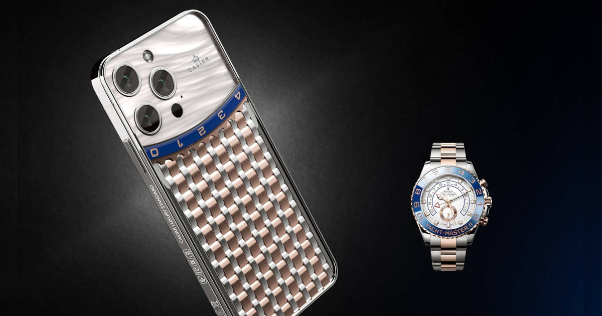 Caviar Rolex inspired apple iPhone 13 Pro limited edition collection cost price rs 13 lakhs