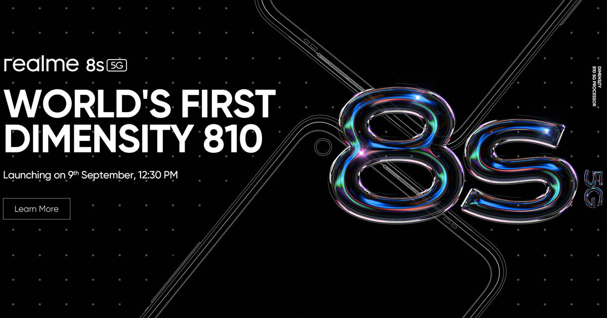 realme 8s 5G and realme 8i phone india launch on 9 september
