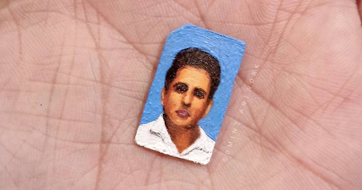 sonu sood painting on Mobile SIM Card free 10G network