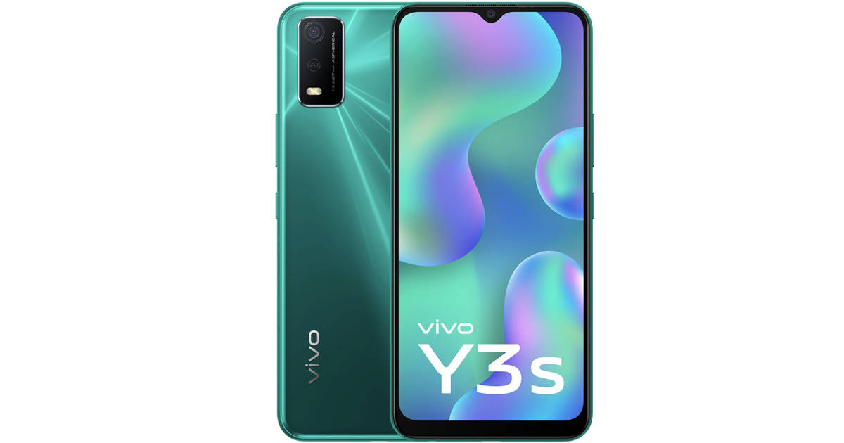 5000mah battery phone Vivo Y3s Launched in india at rs 9499 price know specs sale offer