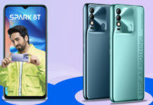 50mp camera phone Tecno Spark 8T Launched in India Specs Price sale offer