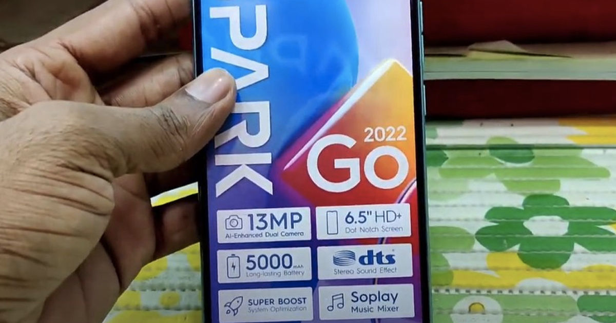 low budget smartphone Tecno Spark Go 2022 Design Specs Leaked india launch soon