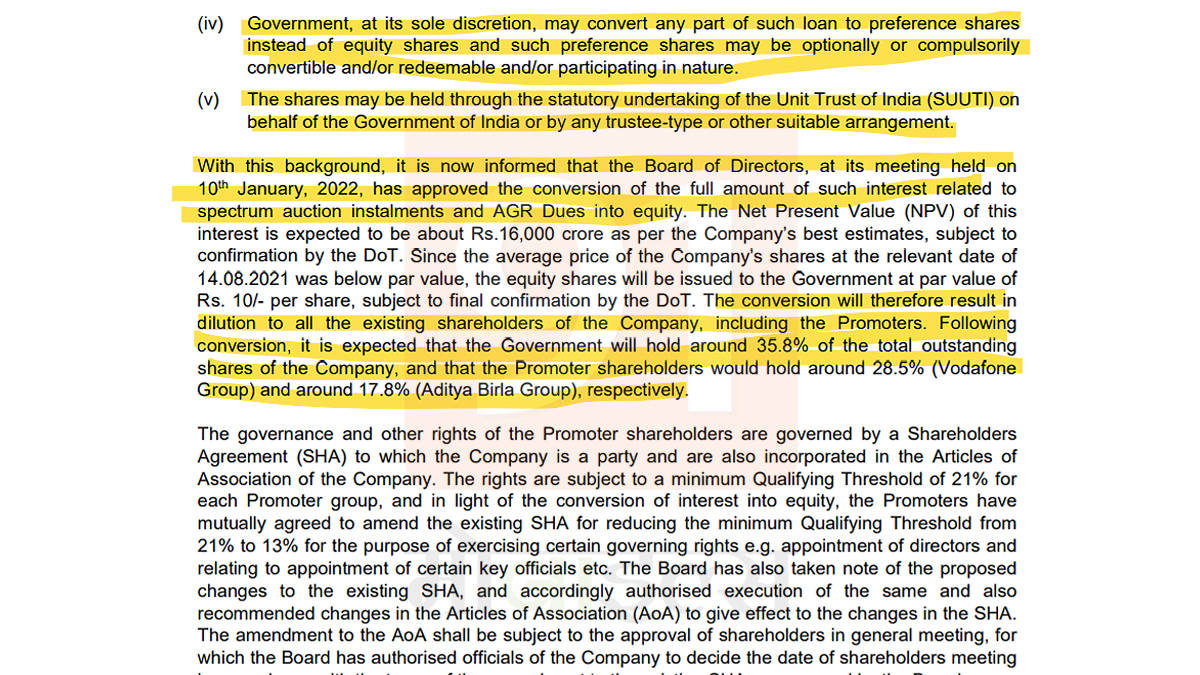Indian government to hold 35.8 percent shares of vodafone idea to clear the outstanding due Vi could merge in to bsnl mtnl know details 