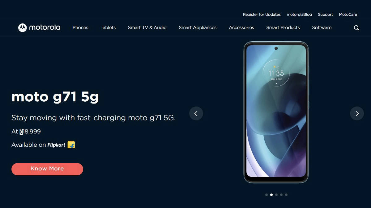 Motorola Moto G71 5G Phone India Price rs 18999 specs sale offer