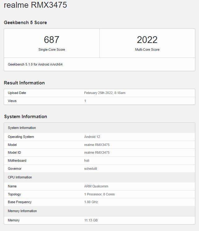 realme-v25-geekbench