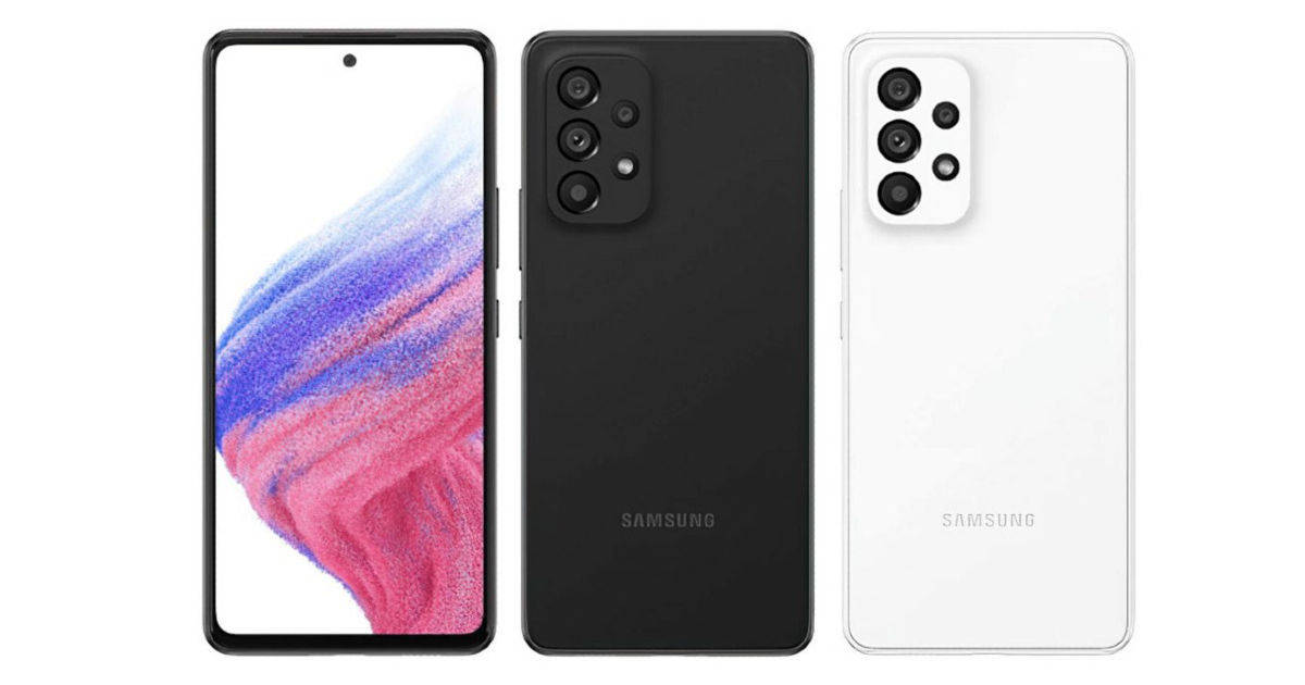 Samsung Galaxy A53 (लीक रेंडर)