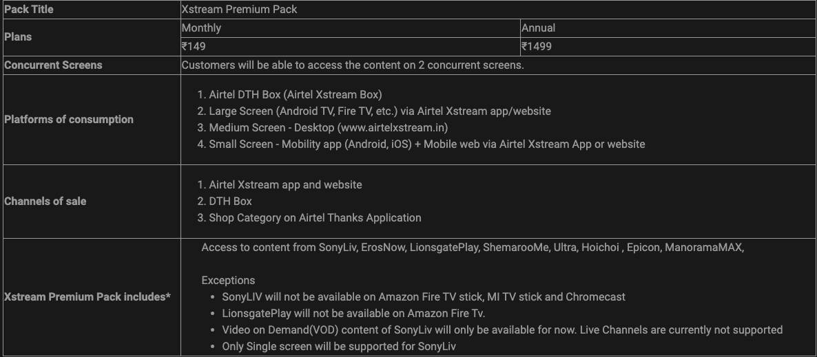 airtel-xstream-pack