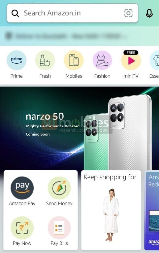 Realme Narzo 50 Amazon