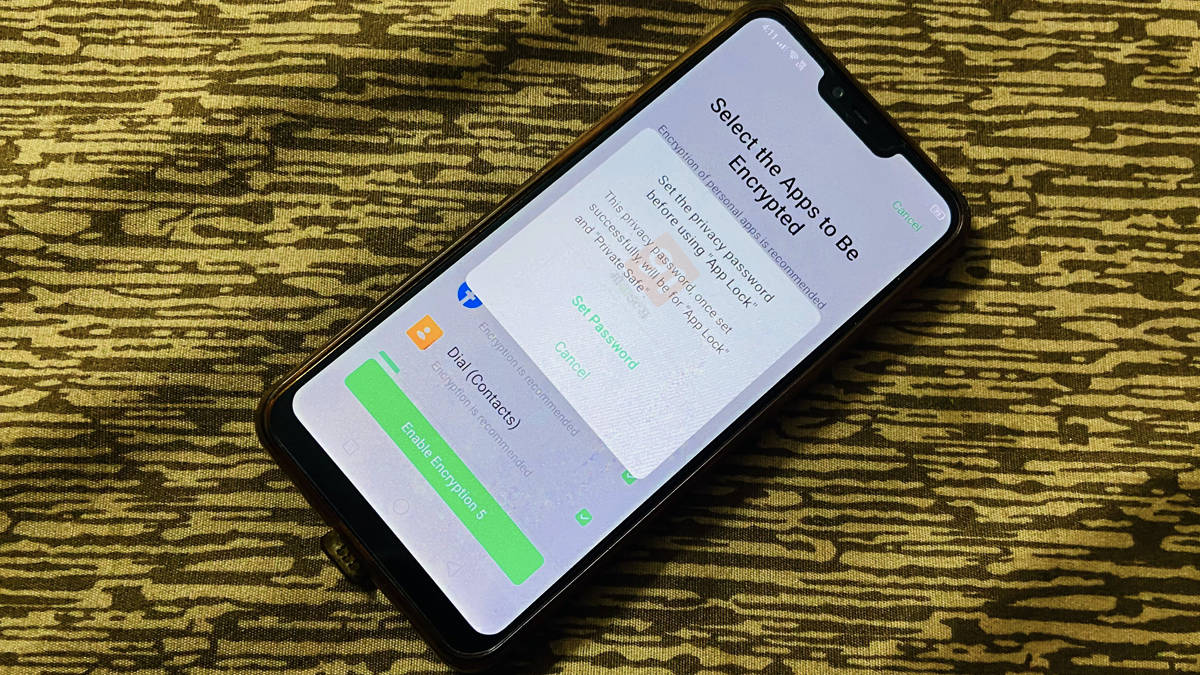 how to hide apps in Realme smartphone Mobile phone