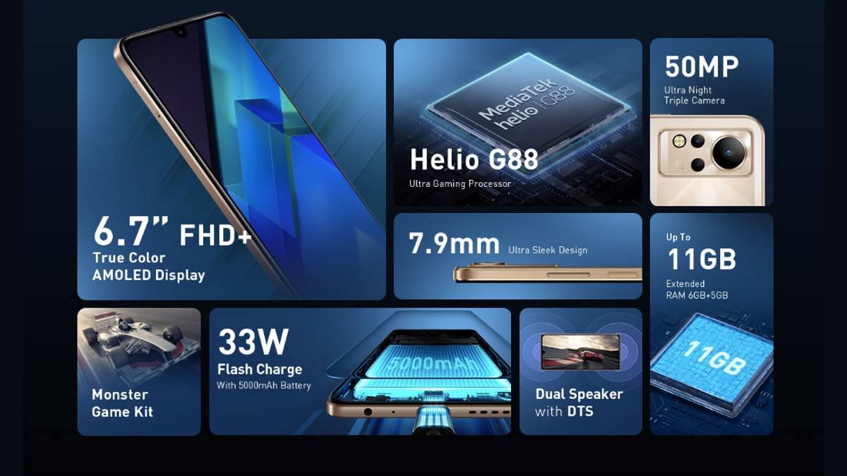 Infinix Note 12, Infinix Hot 12 and Infinix Smart 6 HD smartphones launched