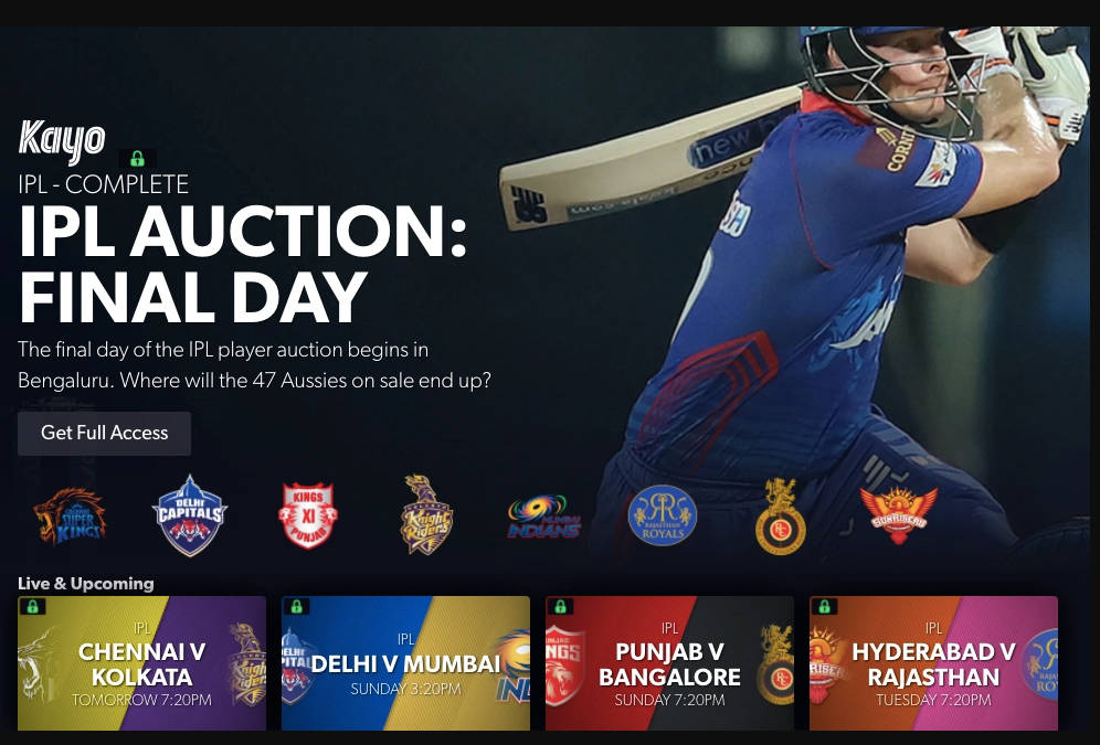 kayo-app-ipl