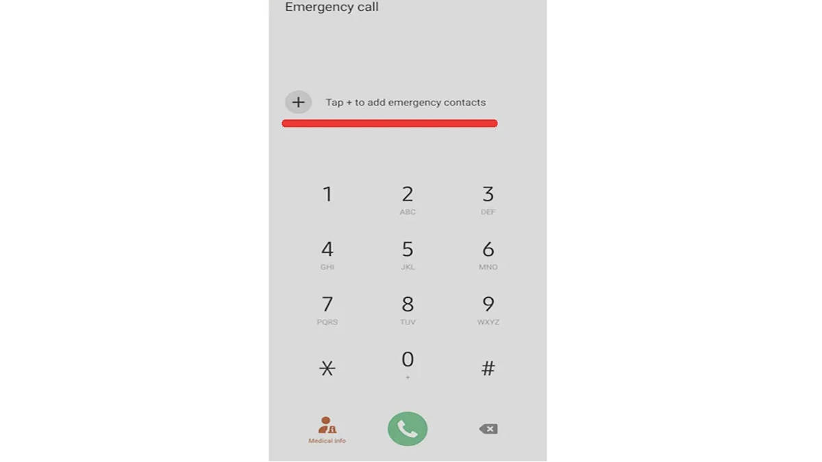 how to add number to emergency contact list use emergency call