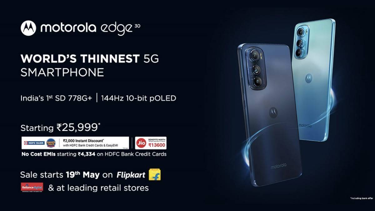 Motorola Edge 30 5G launched in India, check price and specs