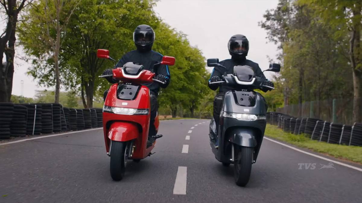 TVS iQube 2022 Electric Scooter Launched 140KM Range Price Booking Details