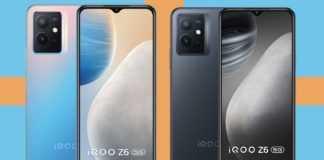 iQOO Z6 5G smartphone without charger listed on Amazon