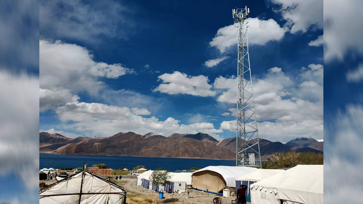 Reliance Jio 4G Service mobile data connectivity starts in Pangong Lake Ladakh