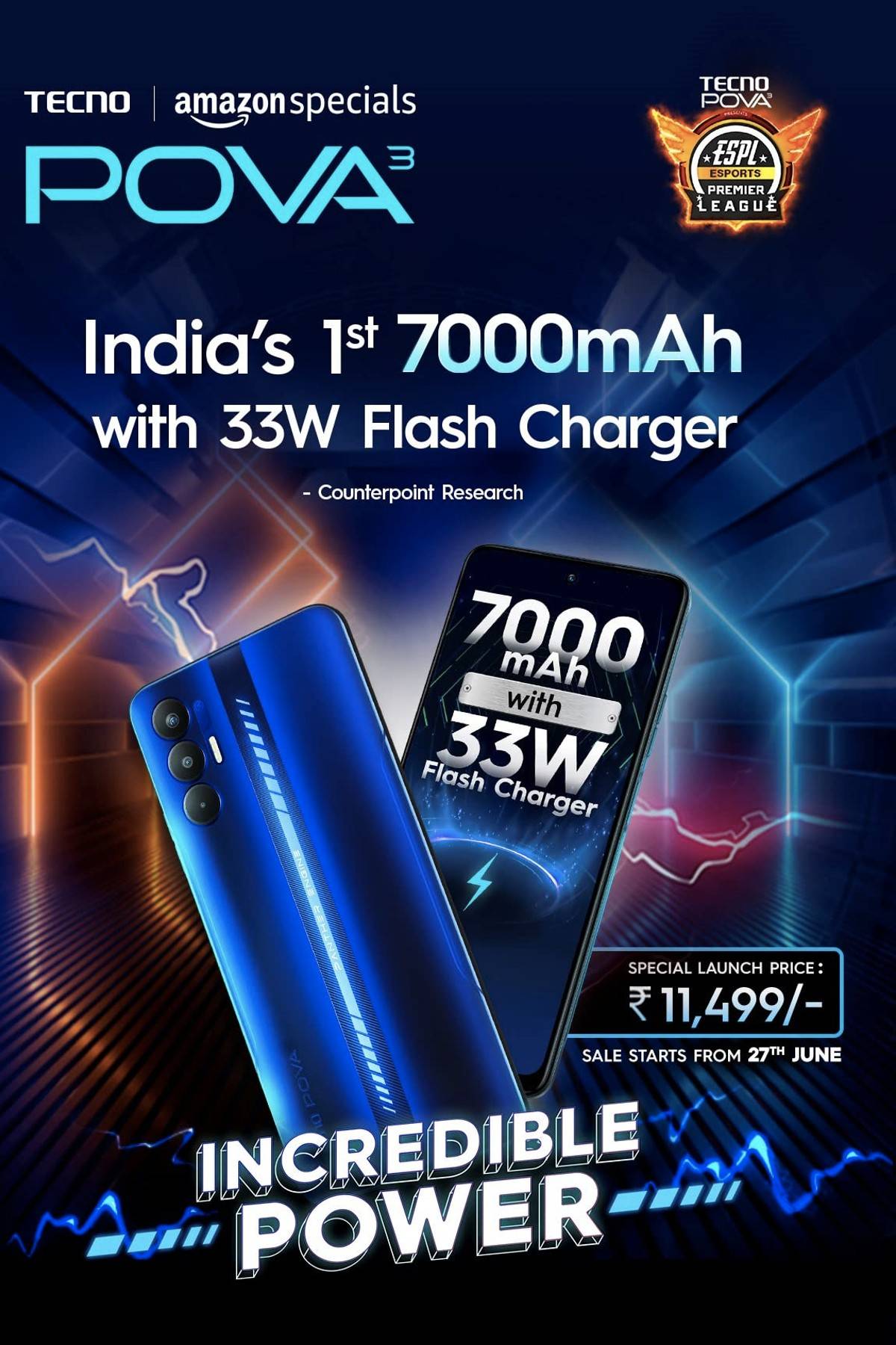 Tecno Pova 3 Price in India
