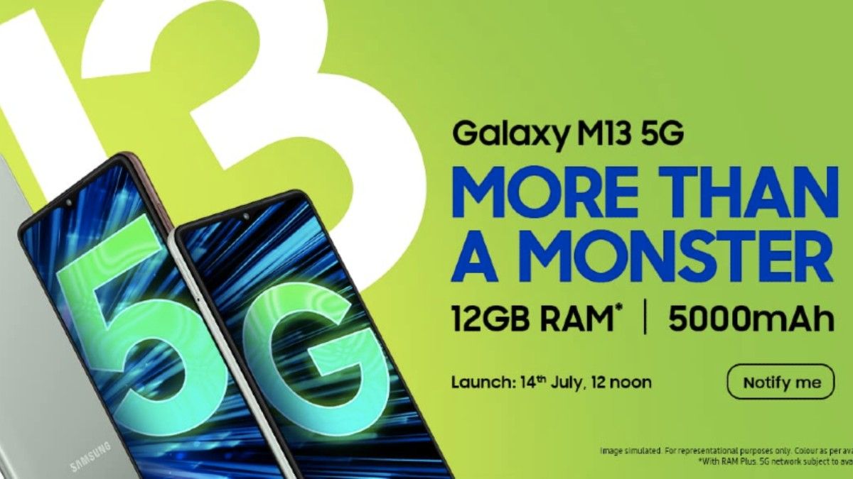Samsung Galaxy M13 5G and 4G RAM, storage and color options leaked