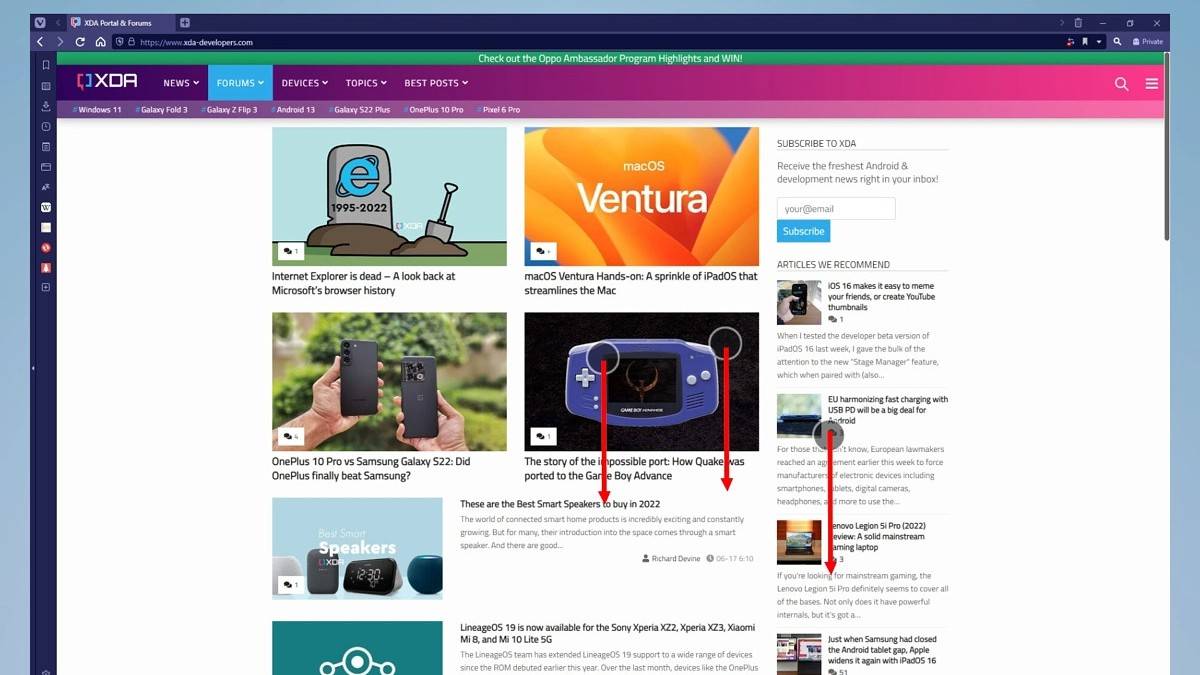 Windows 11 में जानें करें जेस्चर का उपयोग