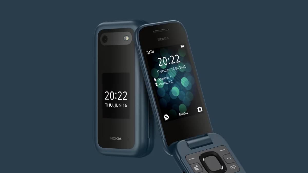 nokia 2660 dual display flip feature phone launched india price specification sale amazon india