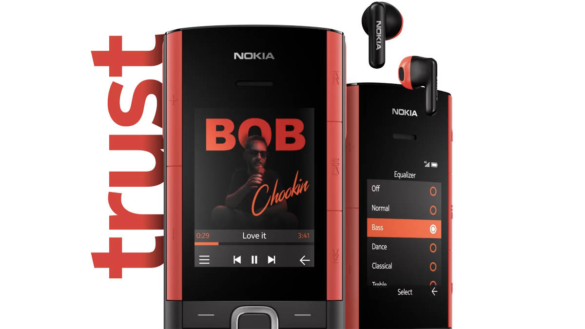 Nokia 5710 XpressAudio with built-in TWS earbuds design feature price sale in india