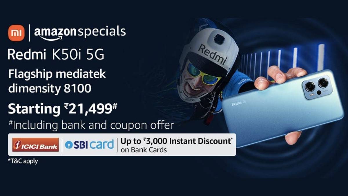 5080mAh Battery, 64MP Camera, 8GB RAM Phone Redmi 50i on Discount check offer