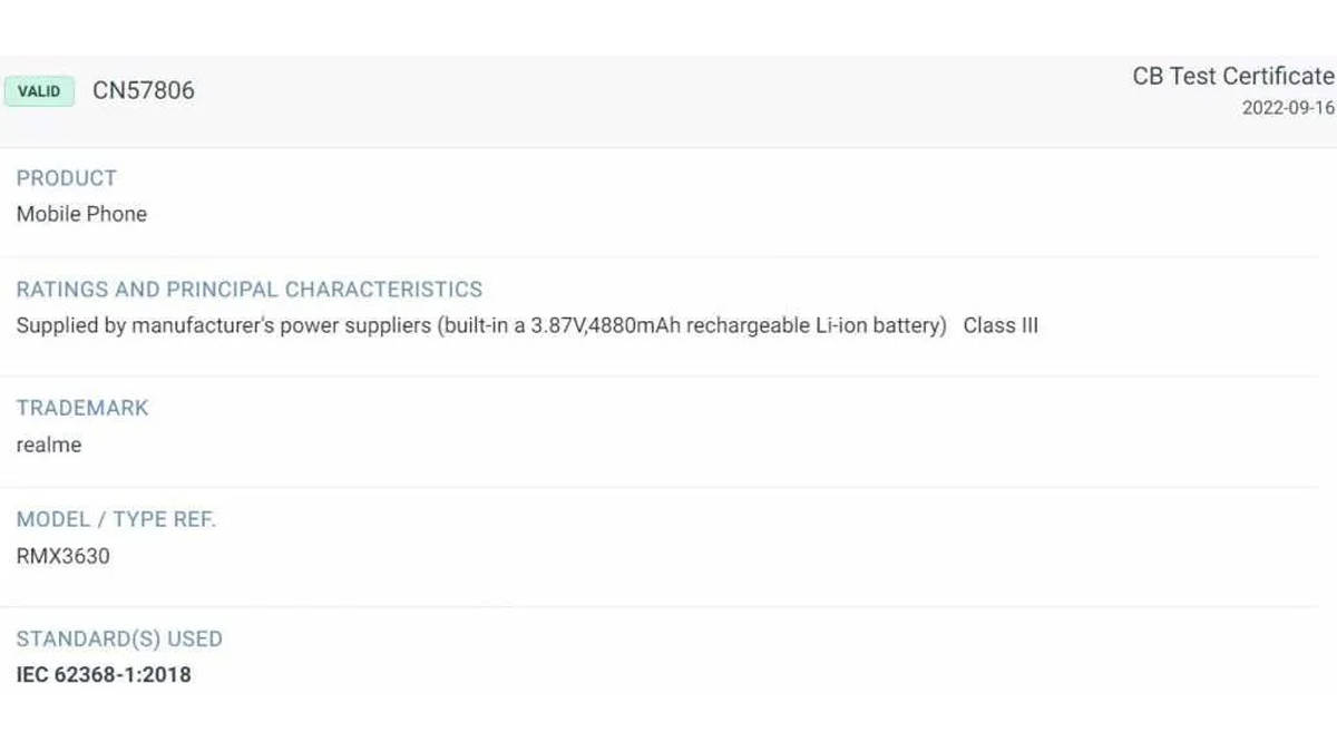 Realme 10 specifications price details