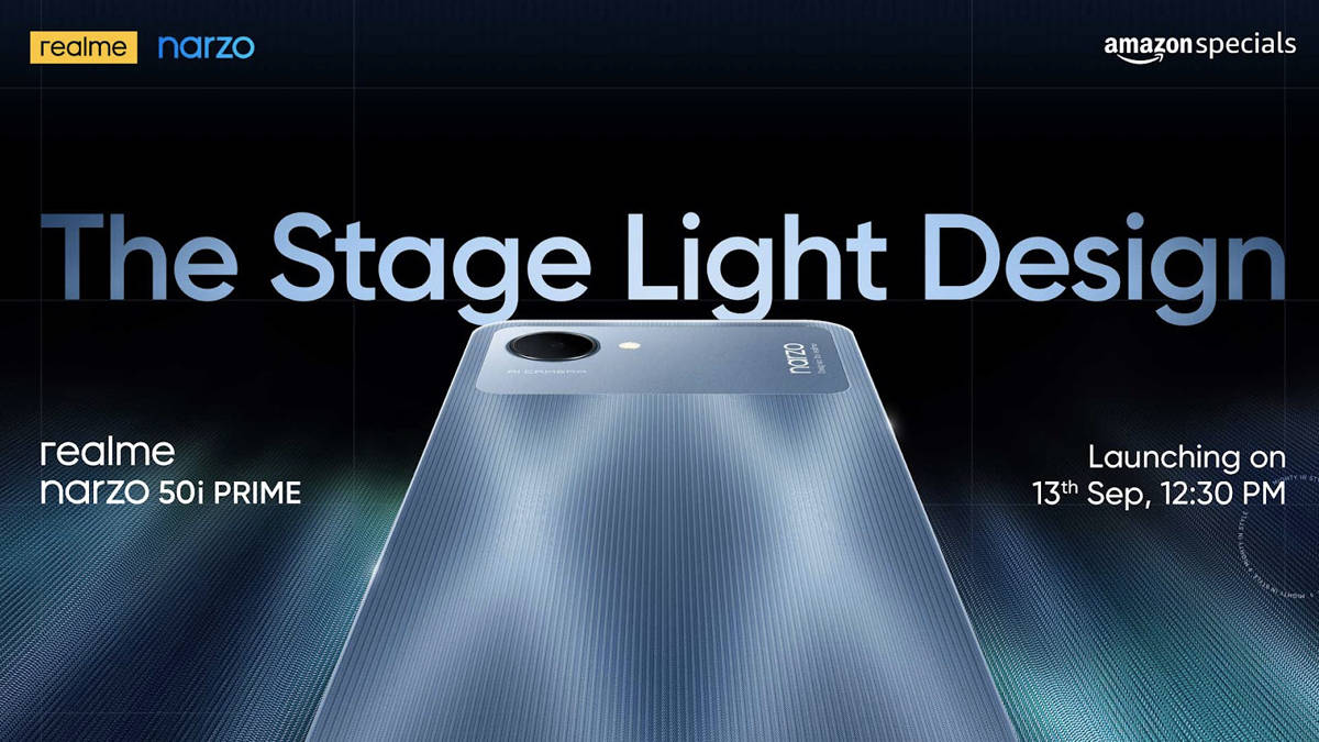 13 September realme narzo 50i Prime india launch date