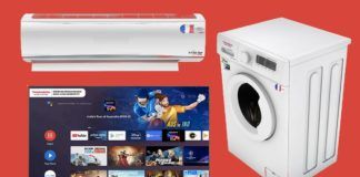 Thomson smart tv ac washing machine sale discount on flipkart big billion days offers no cost emi