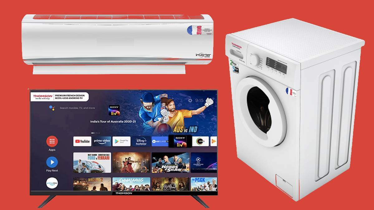 Thomson smart tv ac washing machine sale discount on flipkart big billion days offers no cost emi